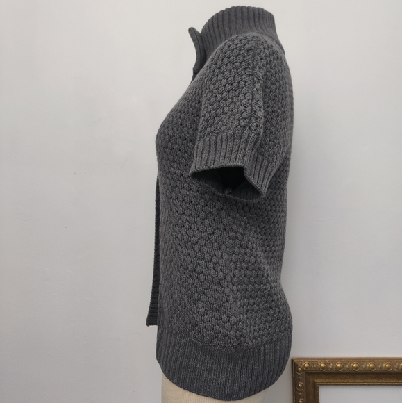 BANANA REPUBLIC Women's Short Sleeve Shrug Sweater Gray Size XS - Picture 2 of 8